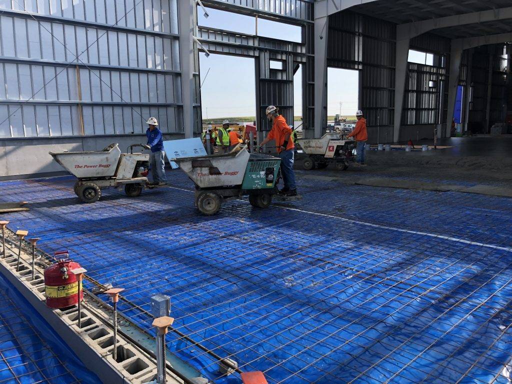 Commercial Foundation Pouring
