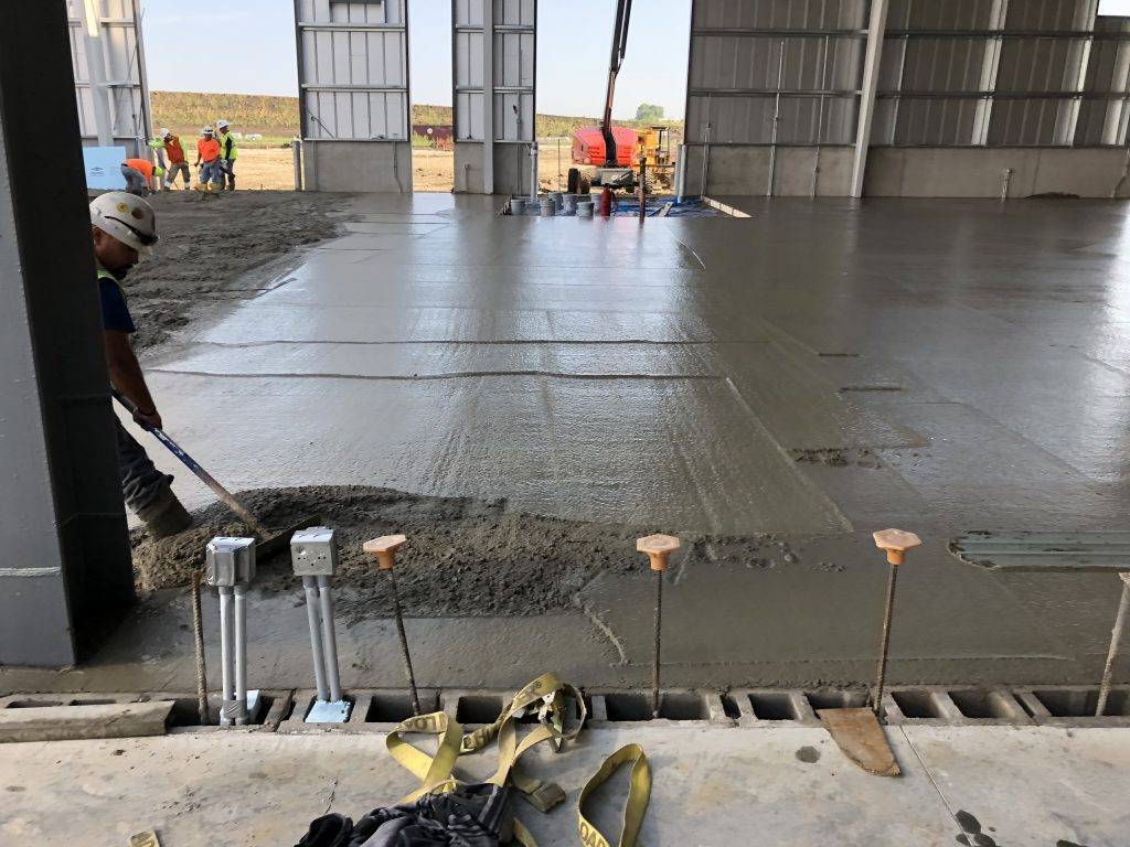 Smoothing Fresh Concrete