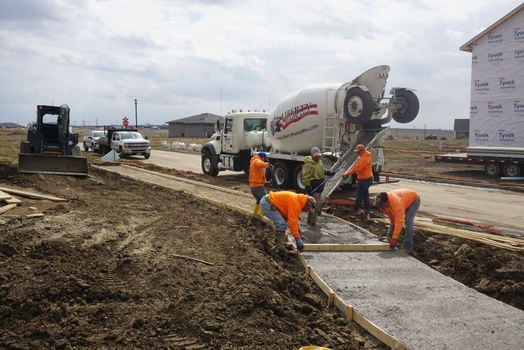 Sidewalk Construction