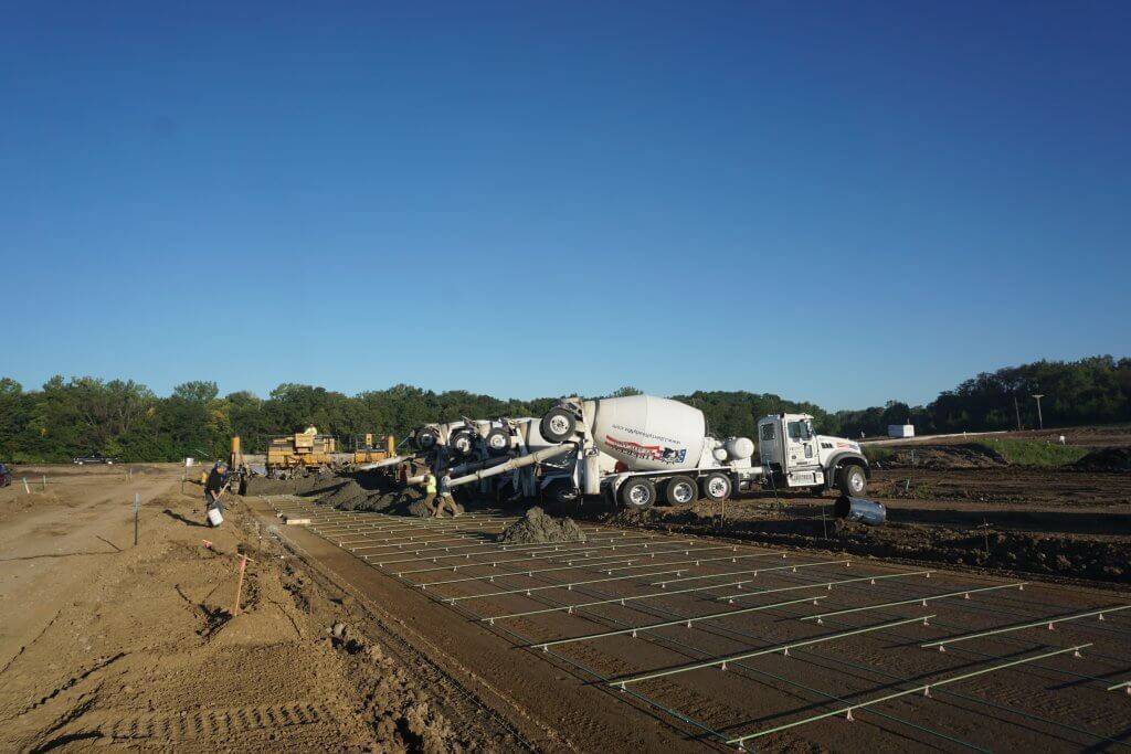 Road Construction in Polk City, Iowa